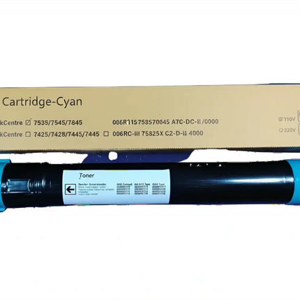 Xerox Cyan Toner Cartridge Compatible use for 7535 7545 7845 7855 ( Compatible )