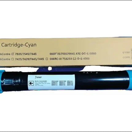 Xerox Cyan Toner Cartridge Compatible use for 7535 7545 7845 7855 ( Compatible )