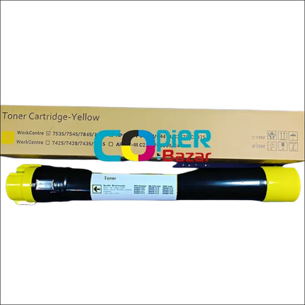 Xerox Yellow Toner Cartridge Compatible use for 7535 7545 7845 7855 ( Compatible )