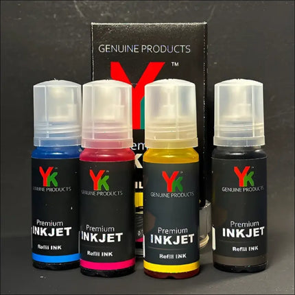 YK 003 Refill Ink Compatible use for Epson L3110, L3150, L3250, L3252, L3115, L3116, L3101, L3210, L3215, L3216, L3151, L3152, L3156, L5190 Printers