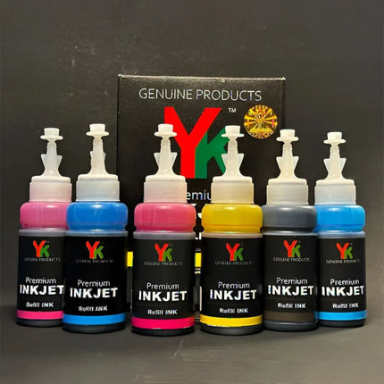 YK T673 Refill Ink Compatible use for Epson L800, L805, L810, L850, L1800 Printers